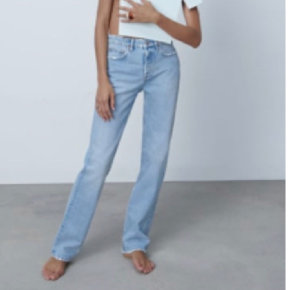 NWT Zara straight leg jeans